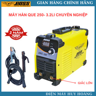 Máy hàn que boss arc 250 chính hãng chuyên hàn que 3.2li cho thợ