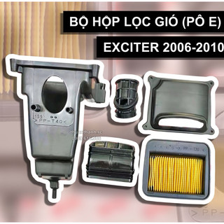 Bộ hộp lọc gió / pô e yamaha - exciter 2006-2010 / ex2010 / ex10
