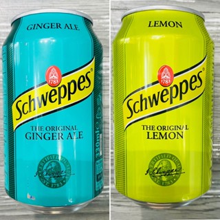 Nước Soda Schweppes Original Lemon & Ginger Ale nhập khẩu 330ml