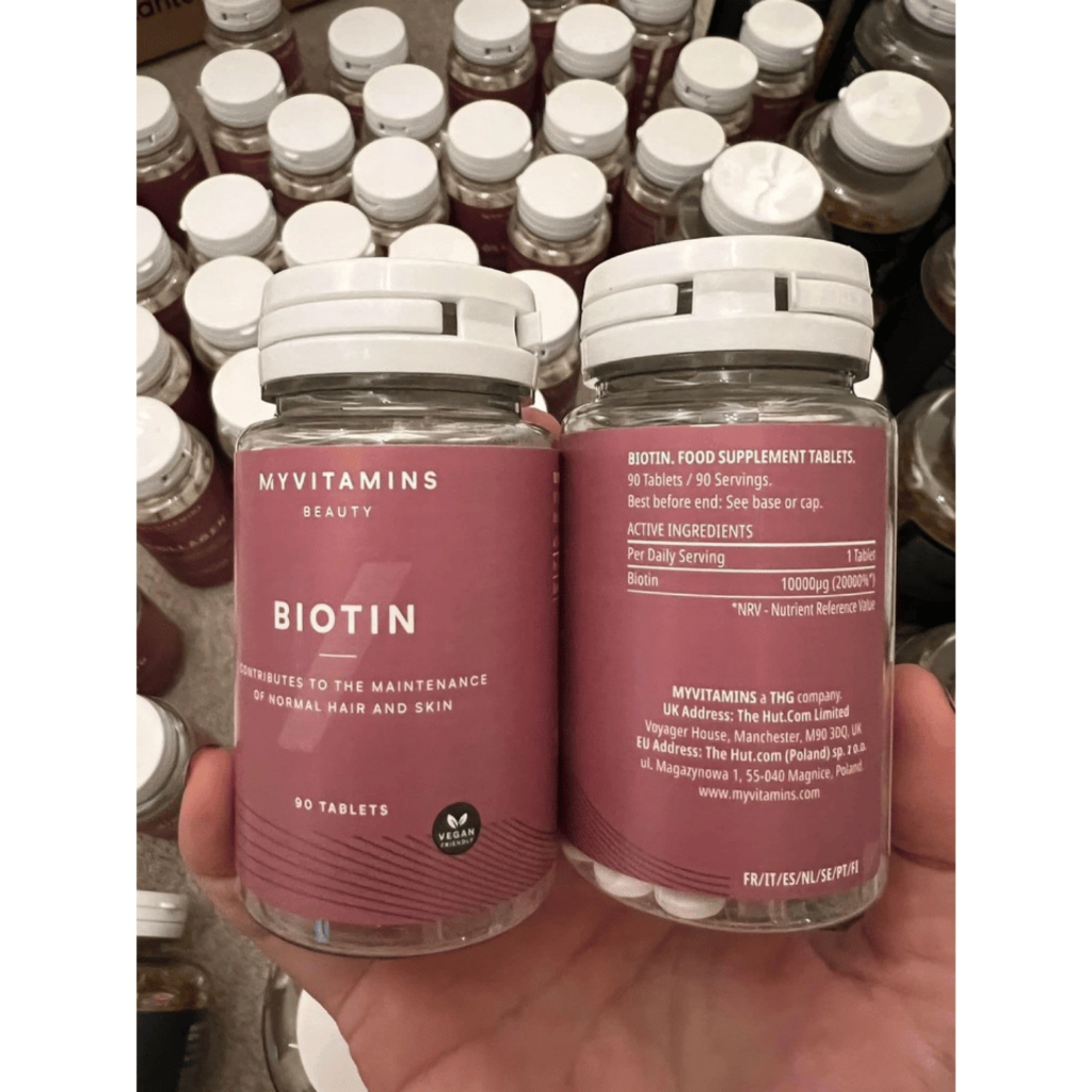 Viên Uống Hỗ Trợ Mọc Tóc Biotin 90 Viên Myvitamins Beauty