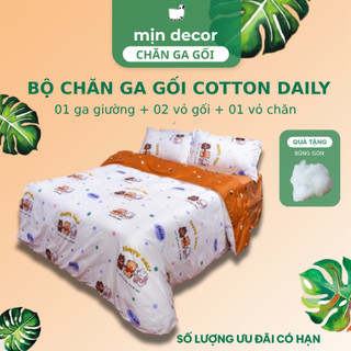 Chăn Ga Gối 3D Mịn Decor Hoạ Tiết Đa Dạng (không kèm ruột chăn), MIỄN PHÍ bo chun