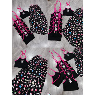 [KÈM HÌNH THẬT ] SET XUÔNG YẾM KITTY ĐEN