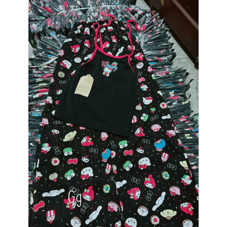 [KÈM HÌNH THẬT ] SET XUÔNG YẾM KITTY ĐEN