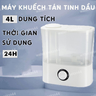 Máy Khuếch Tán Tinh Dầu Dung Tích Lớn 4 Lít Cao Cấp Phun Sương Tạo Ẩm Xông Tinh Dầu