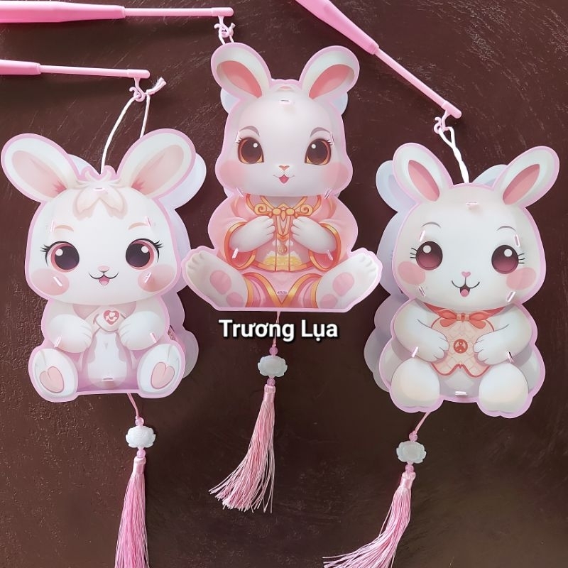Lồng đèn trung thu thỏ ngọc đèn led