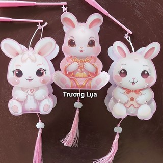 Lồng đèn trung thu thỏ ngọc đèn led