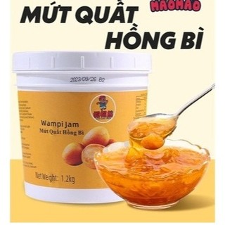 Mứt quất hồng bì maomao hộp 1.2kg làm trà quất hồng bì cực ngon