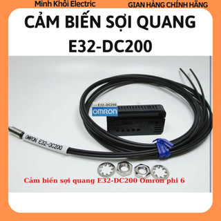 Cảm biến sợi quang E32-DC200,cảm biến quang,cảm biến cáp quang,cảm biến sợi quang omron,sensor,cảm biến tiệm cận,cảm