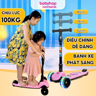 Xe scooter cho bé Babyfast bánh xe phát sáng , chịu lực 100kg sử dụng cho bé  từ 3 tuổi