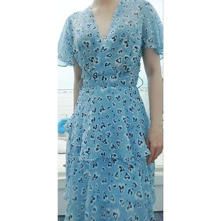 đầm voan tầng size S new tag