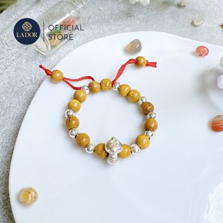 Vòng dâu tằm cho bé sơ sinh Charm tuổi Rắn năm Ất Tỵ 7 Bi Và 9 Bi Cho Bé Trai Và Gái Lador Jewelry