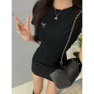 [ CHUPPII BIGSIZE ] THUN BABYTEE THÊU NƠ Y2K CHO NÀNG BIGSIZE