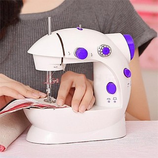 Máy may để bàn nhỏ gọn – máy khâu mini gia đình tiện lợi có đèn led