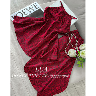 Set lụa yếm gấm quần dài thiết kế - noiylua