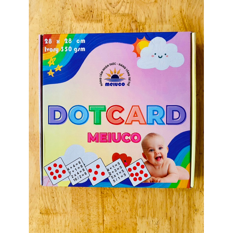 0-100 thẻ 28x28cm Flashcard dotcard có công thức