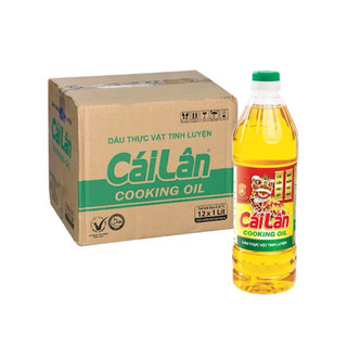 Thùng dầu thực vật cái lân 1 lít