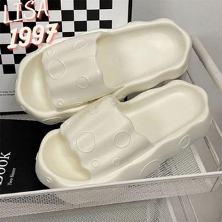 Dép quai ngang nam nữ hoạ tiết xà phòng đế bánh mì cao 5cm chất liệu eva siêu bền hợp thời trang