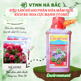 Phân bón lá siêu lân đỏ 650, phân hóa mầm hoa kích ra hoa cực mạnh
