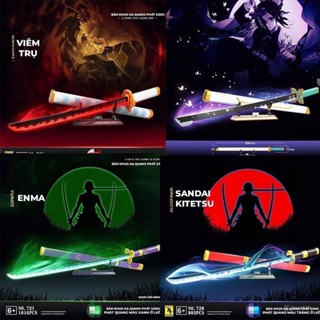   TỈ LỆ 1:1  Mô hình Đồ chơi lắp ráp xếp hình kiếm nichirin sword anime kimetsu no yaiba và onepiece zoro enma kiếm 