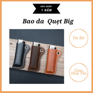 Bao Da Zippo / Bao quẹt Bic da bò thật!