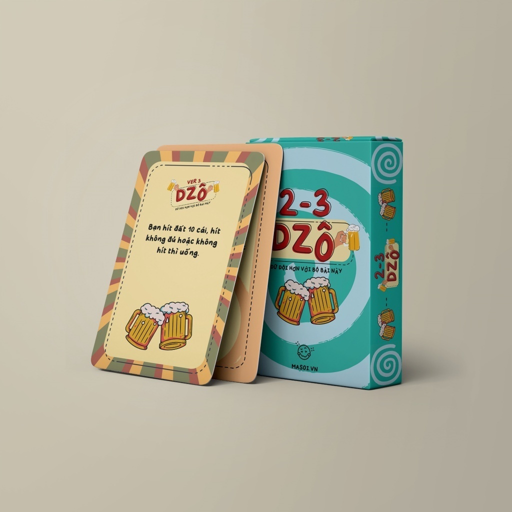 MMO | Bộ Bài Drinking 2-3 Dzô Ver 3 Gồm 35 Lá, Bộ Bài Nhậu Độc Đáo Và Thú Vị Trong Các Buổi Tụi Họp