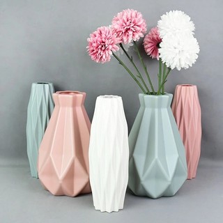 Bình Hoa Nhựa Giả Sứ Phong Cách Bắc Âu Hiện Đại- Khánh Dương JSC shop