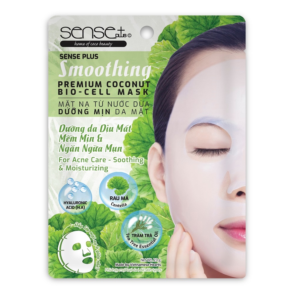 Mặt nạ dừa sinh học dưỡng mịn Sense Plus...