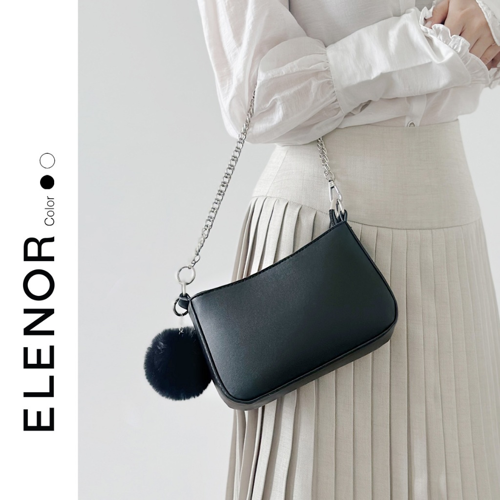 Túi Đeo Vai, Túi Xách Nữ Kẹp Nách Phong Cách Hàn Quốc Basic Elenor Oliver Bag Tc43
