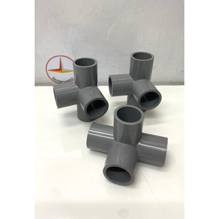 Co góc 4 hướng Pvc ( chữ thập góc) phi 21 _ 10 cái