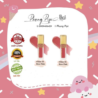 Son kem nhung lì WHOO mini Hồng đất 18 tách set
