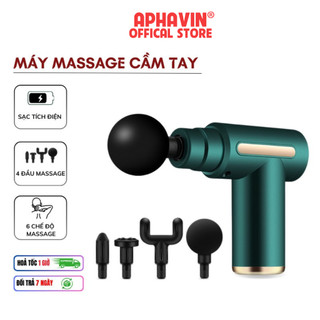 Máy Massage Cầm Tay 6 Cấp Độ, Máy Đấm Lưng Mát Xa Đau Nhức Vai Gáy Súng Massage Cổ Vai Gáy Chuyên Sâu Đa Năng, Bao Phê