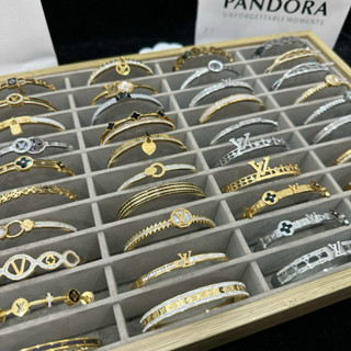 Vòng tay nữ titan cao cấp không han gỉ, lắc tay cứng siêu hot thời trang, vòng tay size dễ đeo