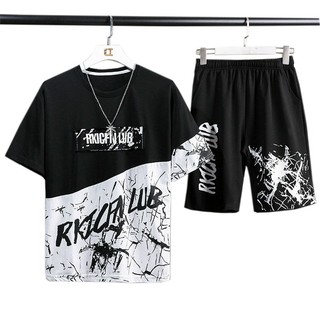 Sét đồ thể thao nam tập gym, Đồ bộ RKICFNLUB thấm hút mồ hôi tốt DB03