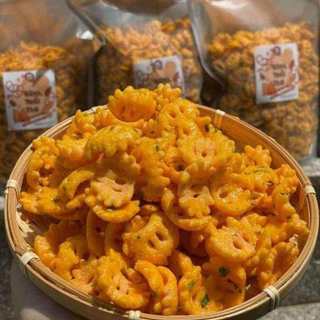 100gr Bánh snack cua mắm hành
