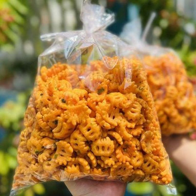 100gr Bánh snack cua mắm hành