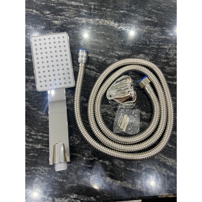 BỘ SẢN PHẨM BÁT SEN VUÔNG MẠ CROM | VÒI SEN TẮM MẶT VUÔNG-HÀNG BÓNG ĐẸP-DÂY SEN, VÒI SEN, CÀI SEN