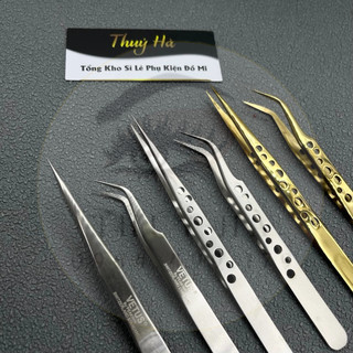 Nhíp tách mi,gắp mi,gắp linh kiện Thân Trơn-Thân Lỗ - dụng cụ nối mi _ Thúy Hà