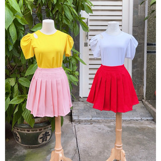 Nhà của Bống - Áo thun tay ngắn mẹ/ bé gái khoét giọt nước size 10,5 - 58 kg