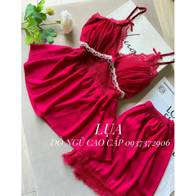 Set Đùi Lụa Phối Ren Mềm Cao Cấp - NOIYLUA