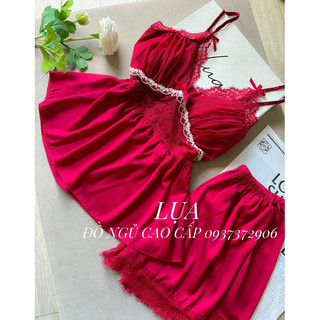 Set đùi lụa phối ren mềm cao cấp - noiylua