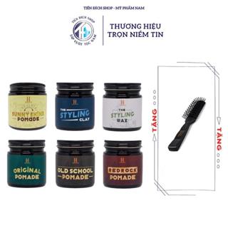 Sáp vuốt tóc Styling Wax, Sunny Shine, Old School, Red Rock, Original, Styling Clay + Lược Chaoba