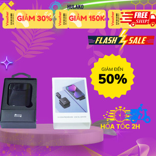 Mic đơn thu âm không dây cài áo khử tiếng ồn, lọc âm tốt cho điện thoại  D55 - Chính Hãng HULAKO