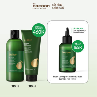SPECIAL COMBO gội xả bưởi Cocoon tặng 1 nước dưỡng tóc tinh dầu bưởi - Phiên bản nâng cấp Cocoon 140ml