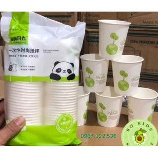 Set 50 cốc ly giấy dùng trong gia đình văn phòng hay dã ngoại