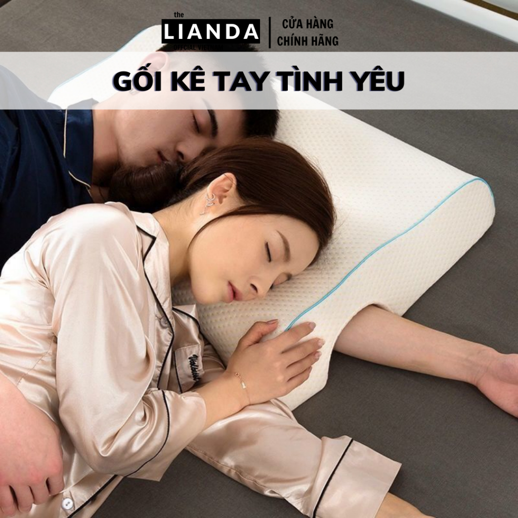 Gối Kê Tay Cặp Đôi LIANDA - Gối Ngủ Đôi Cho Cặp Đôi Chống Tê Mỏi Tay Và Vai Gáy