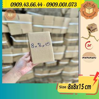 Hộp giấy P8 size 8x8x15 cm, thùng carton gói hàng Everest