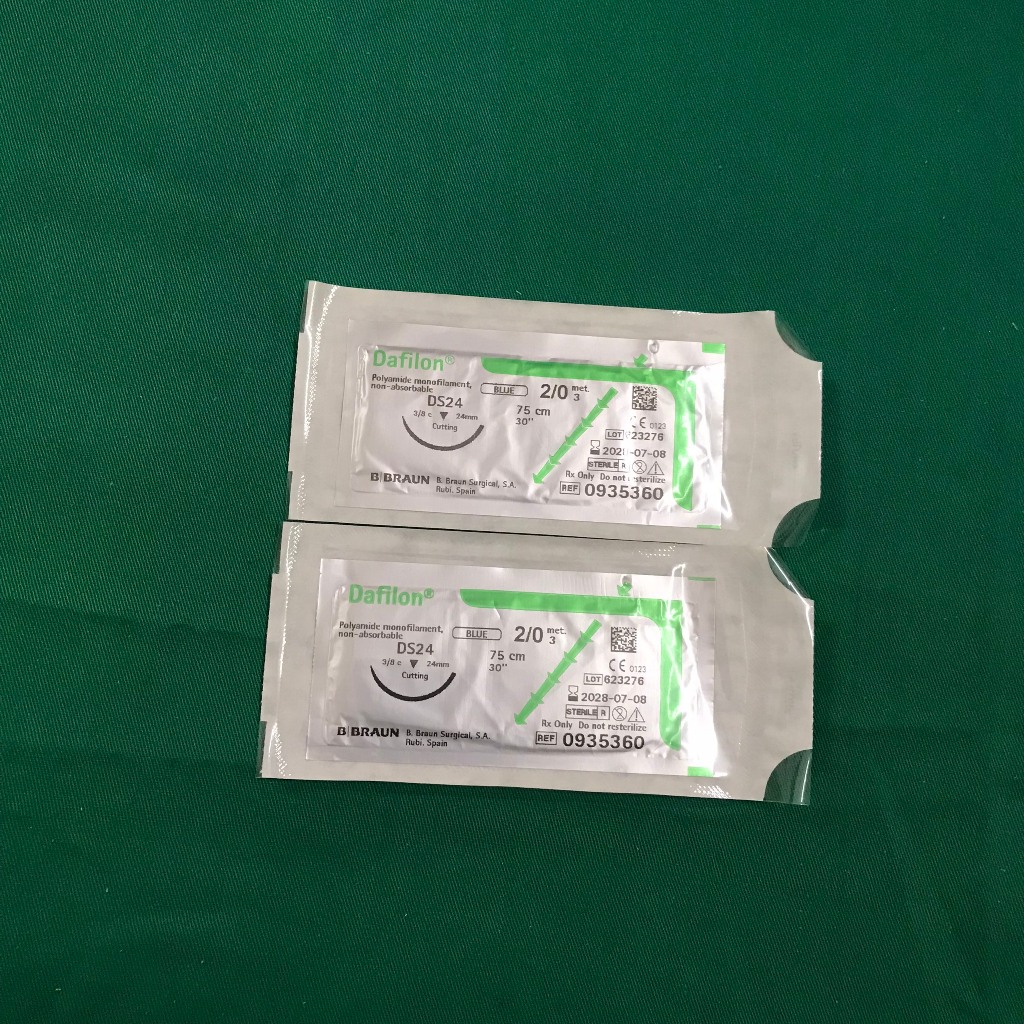 CHỈ KHÂU THẨM MĨ DAFILON 2/0 (Giá 1 sợi)