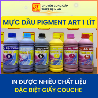 Mực dầu pigment art 1 lit - in được giấy couche