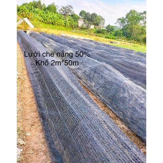 1 CUỘN LƯỚI CHE NẮNG (50%) KHỔ 2mx50m và 2mx100m