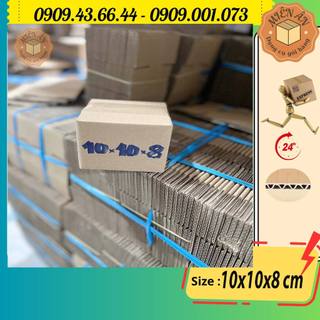 Hộp giấy P18 size 10x10x8 cm, thùng carton gói hàng Everest